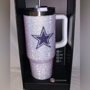 Dallas Cowboys Limited addition steel Rhinestone 46 ozTumbler brand new in box.